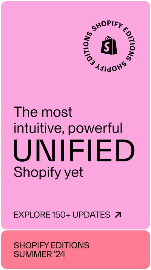 Ad preview for Shopify