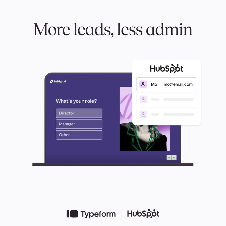 Ad preview for Typeform