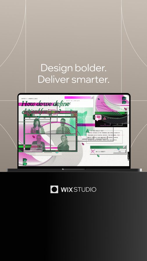Ad preview for Wix Studio