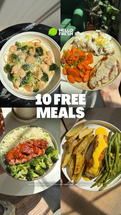 Ad preview for HelloFresh