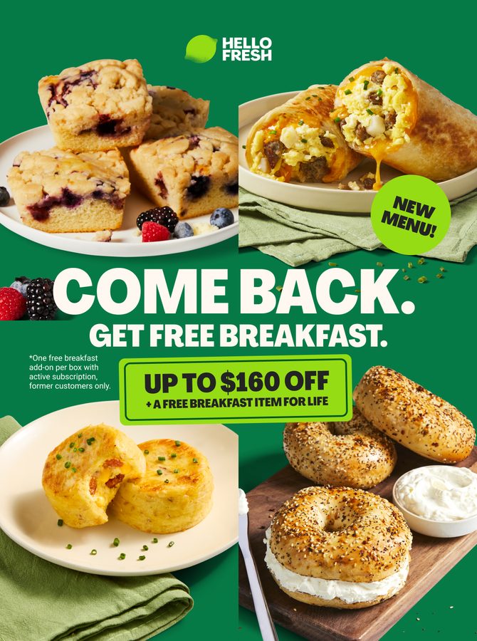 Ad preview for HelloFresh