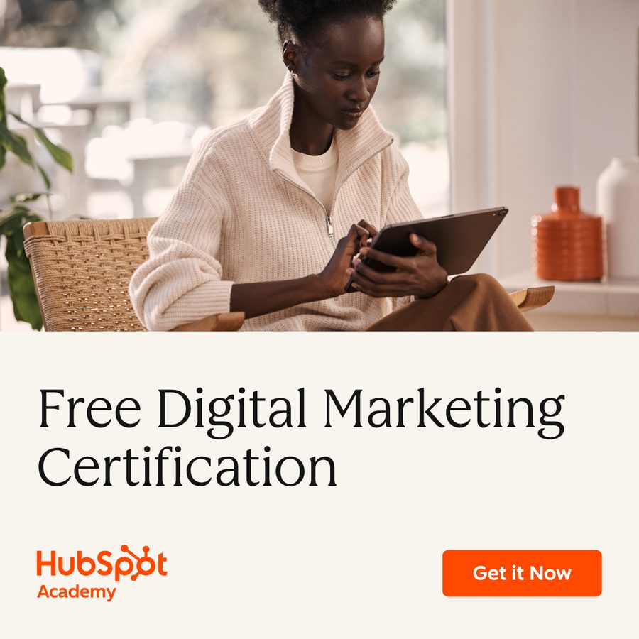 Ad preview for HubSpot Academy