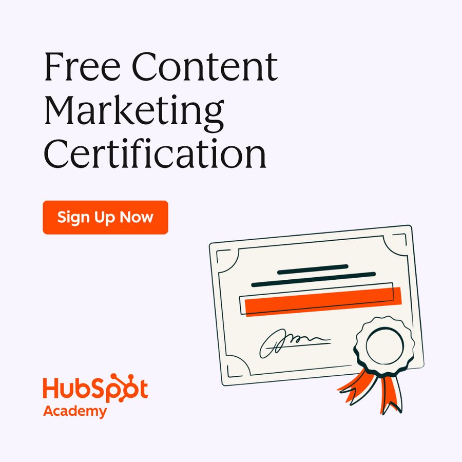 Ad preview for HubSpot Academy