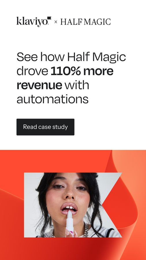Ad preview for Klaviyo