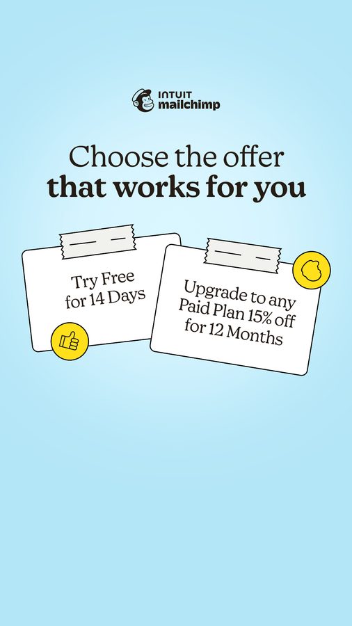 Ad preview for Intuit Mailchimp