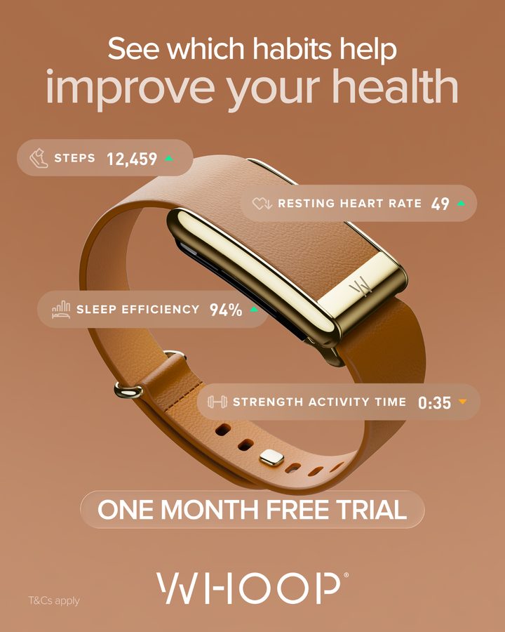Ad preview for WHOOP